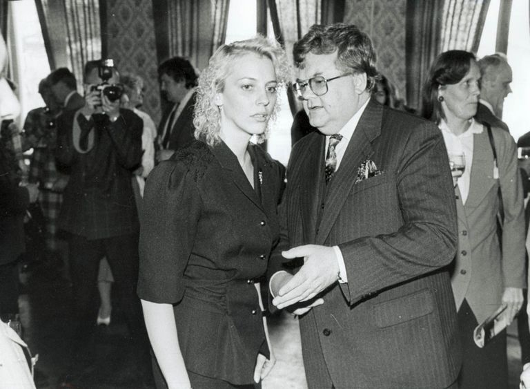 Vilja Laanaru ja Edgar Savisaar 1993. aastal. Foto: Peter Langovits