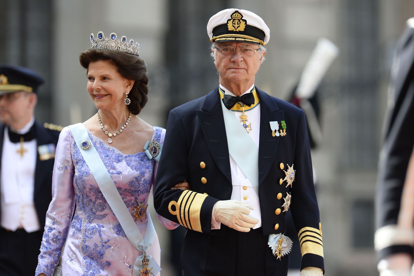 Rootsi kuningas Carl XVI Gustaf ja kuninganna Silvia.