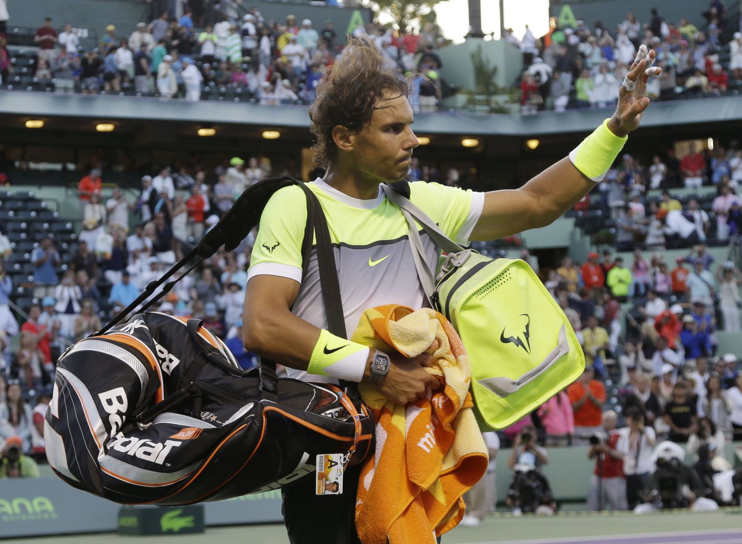 Rafael Nadal on murelik.