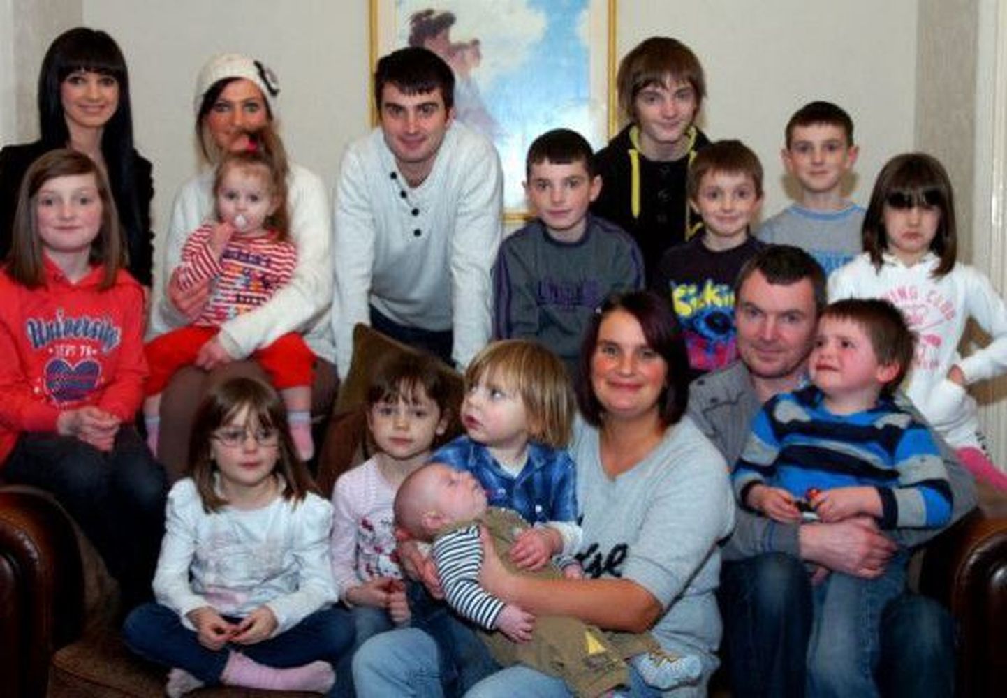 Самая большая семья в Британии.