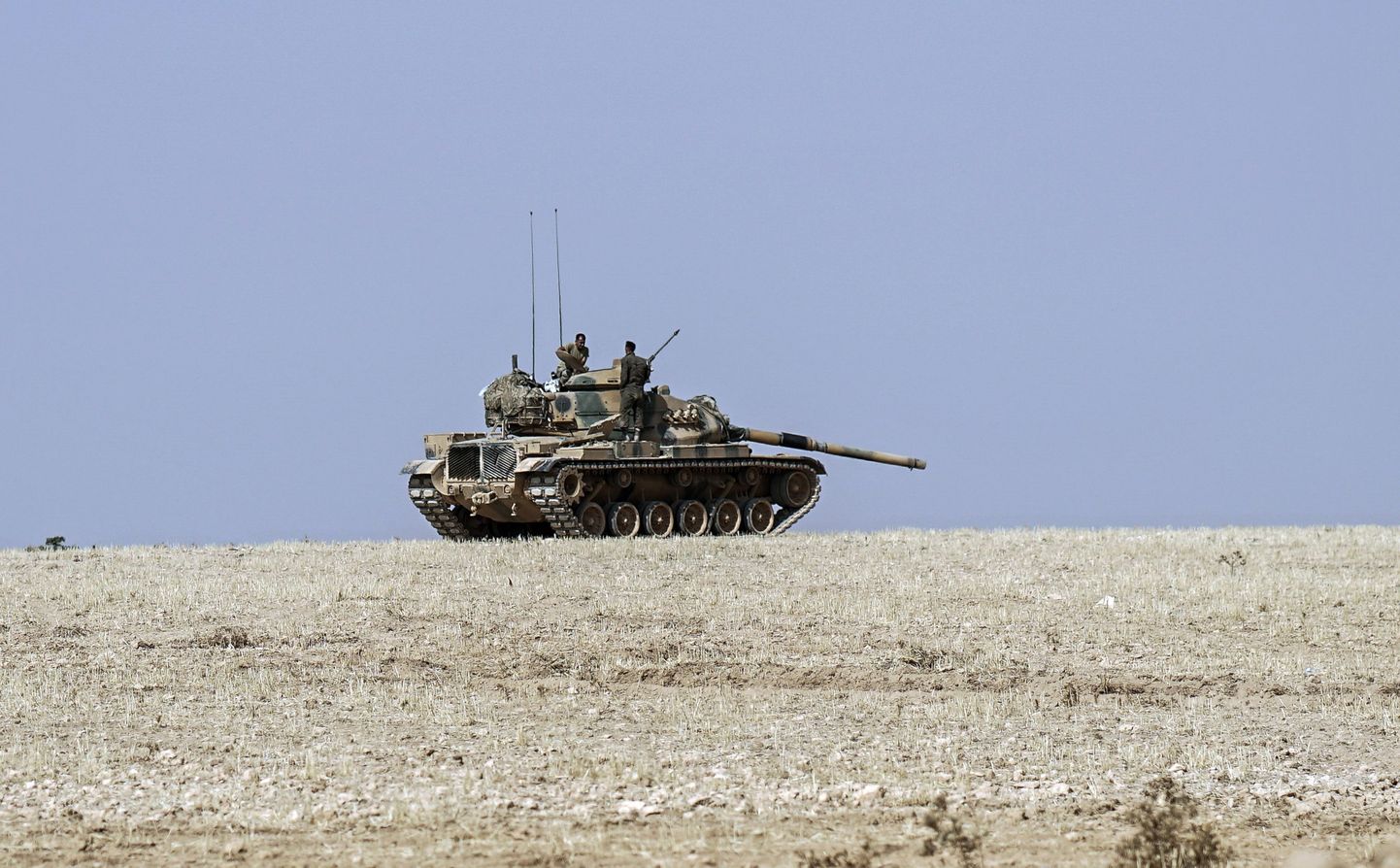 Türgi tank Süüria piiri juures.