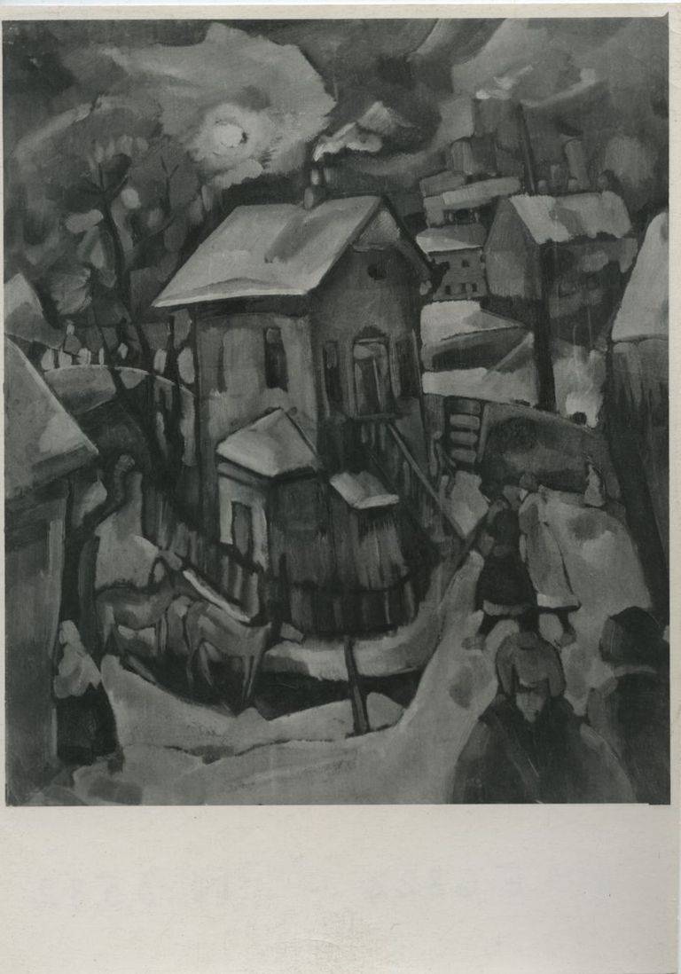 Aleksander Vardi. Meltsiveski tänav. 1923. Õli