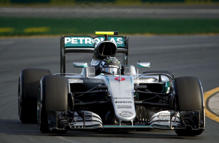 Formula One - Australia Grand Prix - 20/03/16 - Mercedes F1 driver Nico Rosberg drives during the Australian Formula One Grand Prix in Melbourne.   REUTERS/Jason Reed