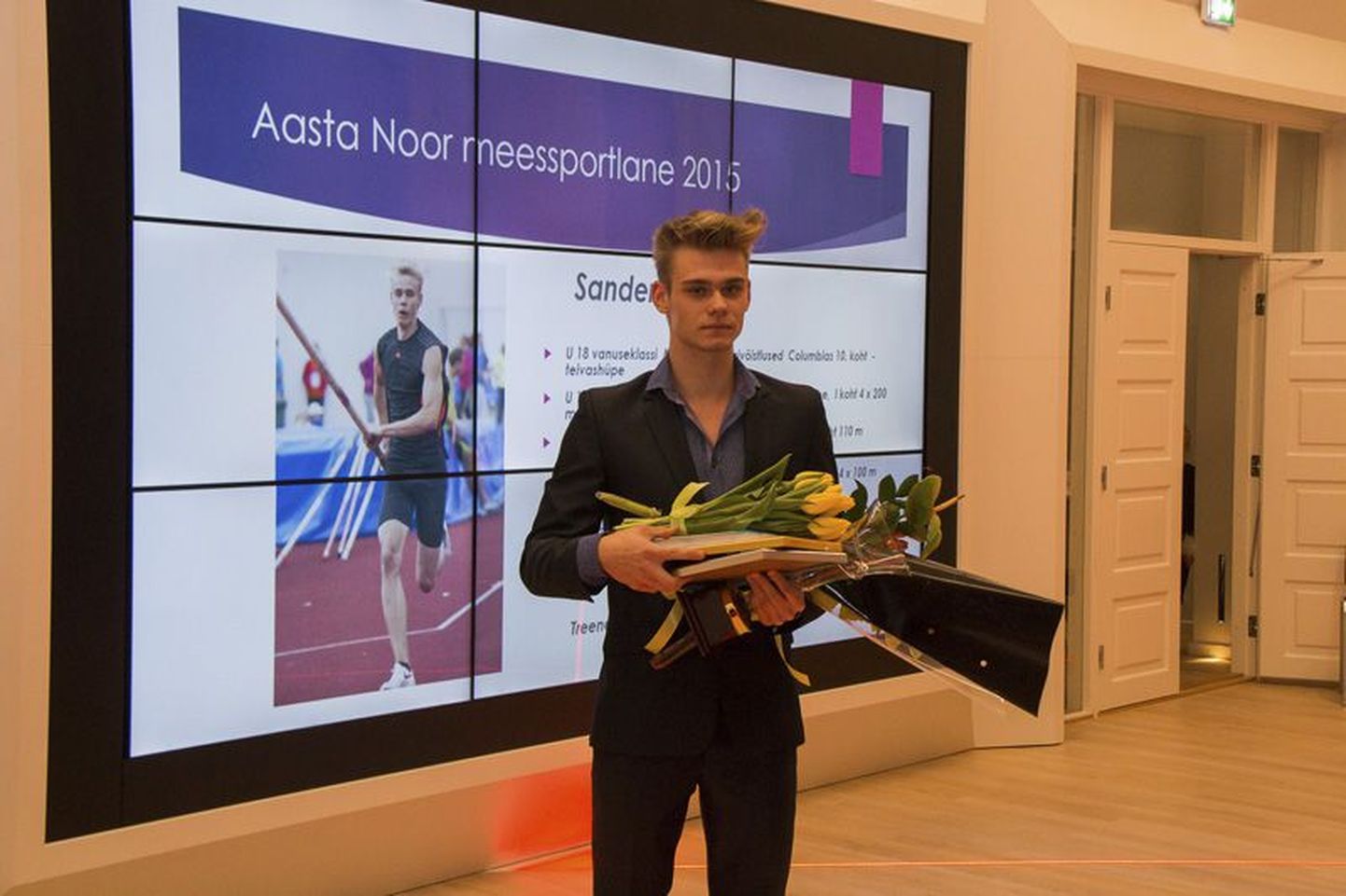Parim noor meessportlane Sander Moldau. Aasta parim mees- ja naissportlane Ralf Tribuntsov ja Epp Mäe austamisüritusele ei jõudnud.