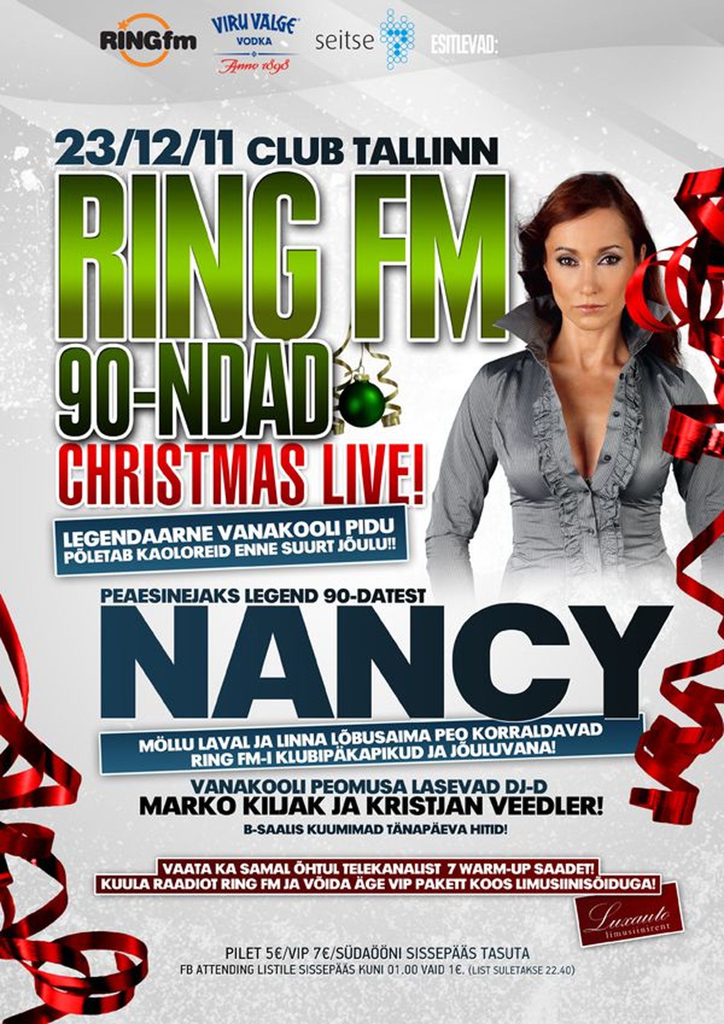 Ring FM'i 90ndate seekordseks peaesinejaks Nancy!