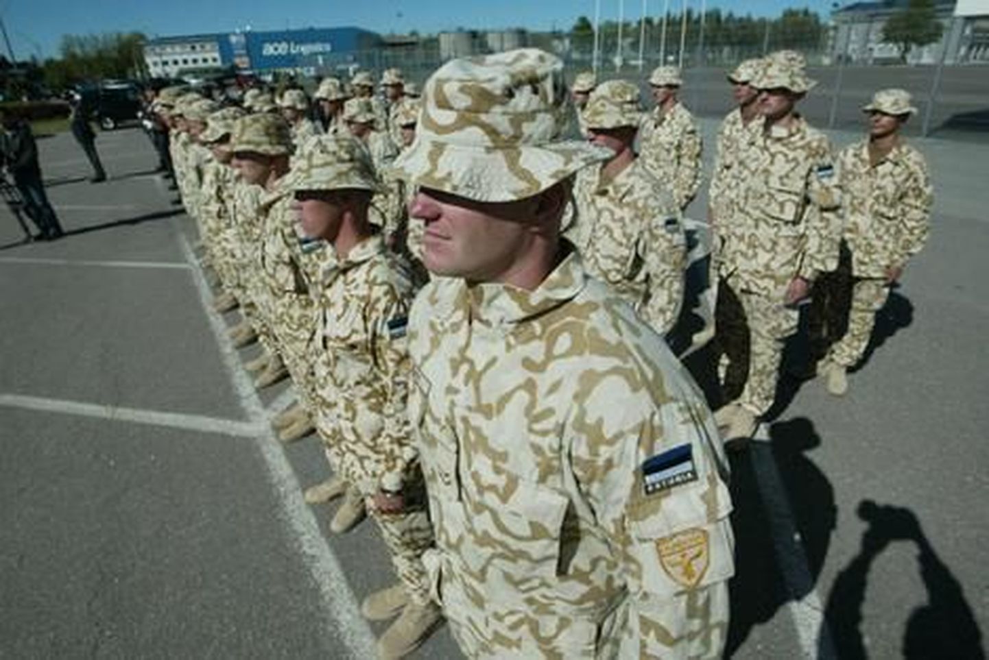 Эстонские военнослужащие в Ираке.