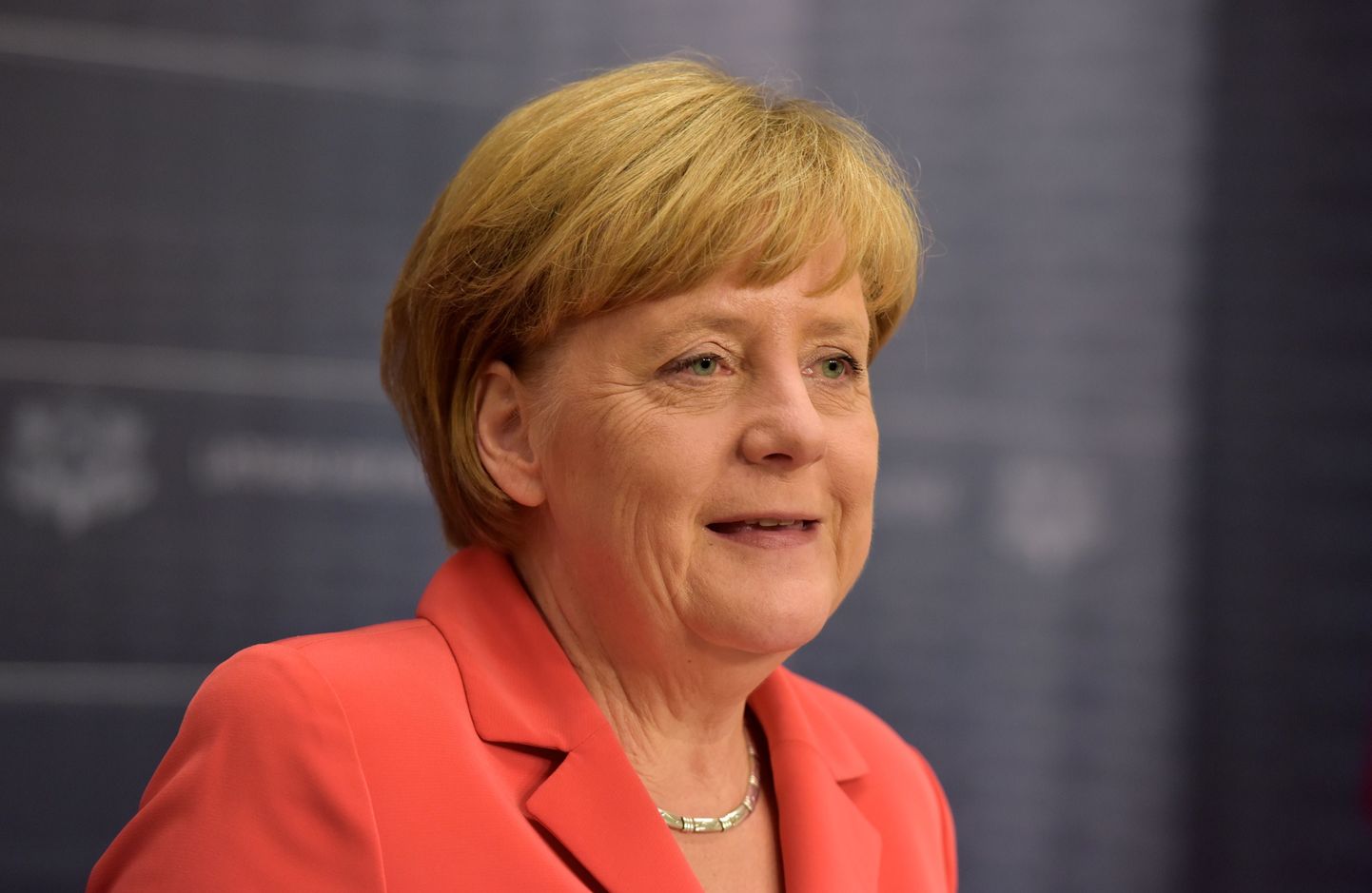 Saksa liidukantsler Angela Merkel eile Riis.