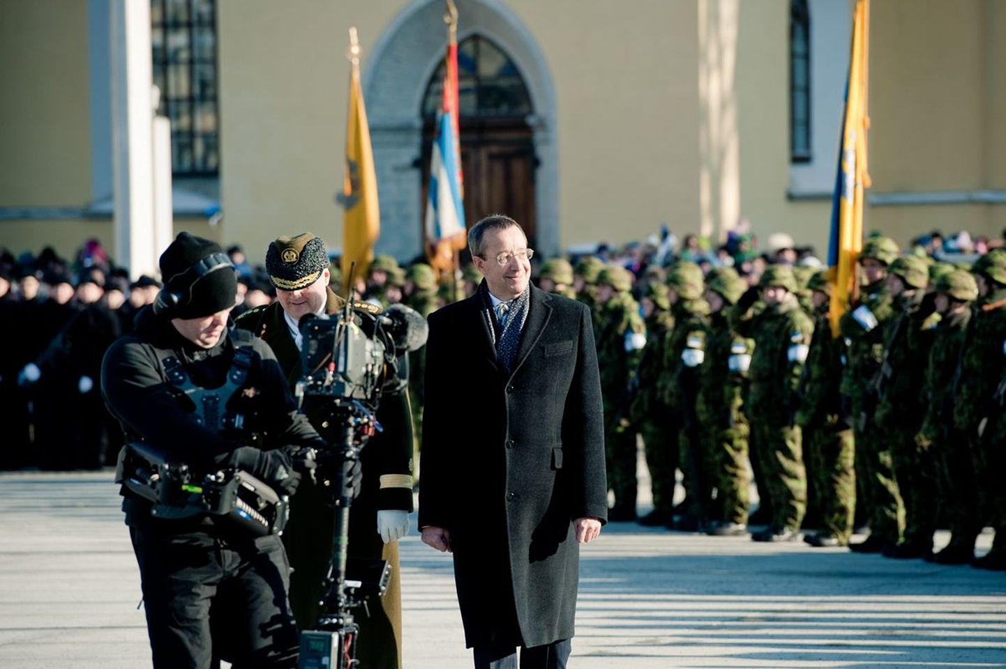 Vabariigi 95. aastapäeva paraad Vabaduse väljakul
Toomas Hendrik Ilves
