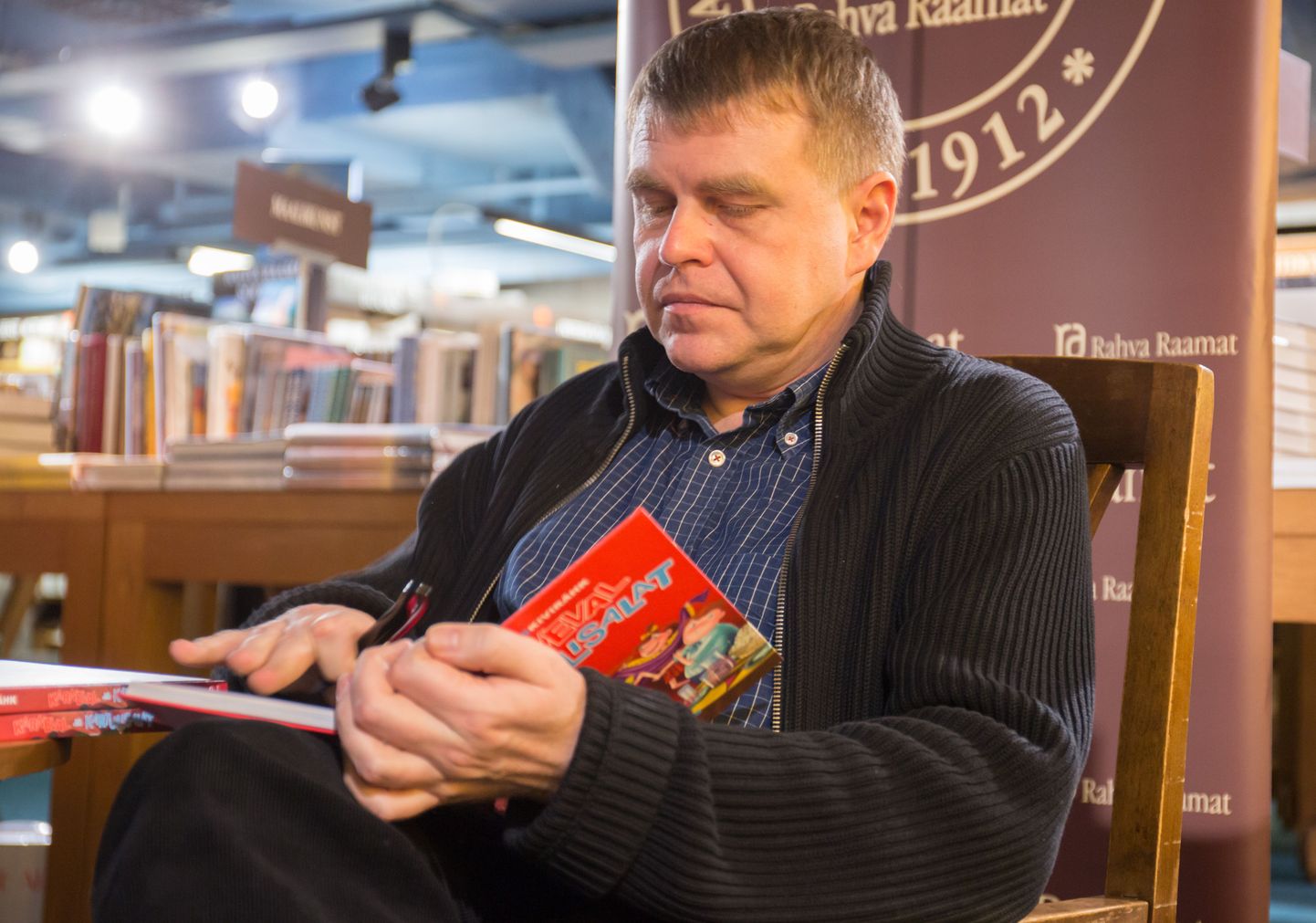 Andrus Kivirähk on populaarseimaks lastekirjanikuks valitud juba kolmel korral.