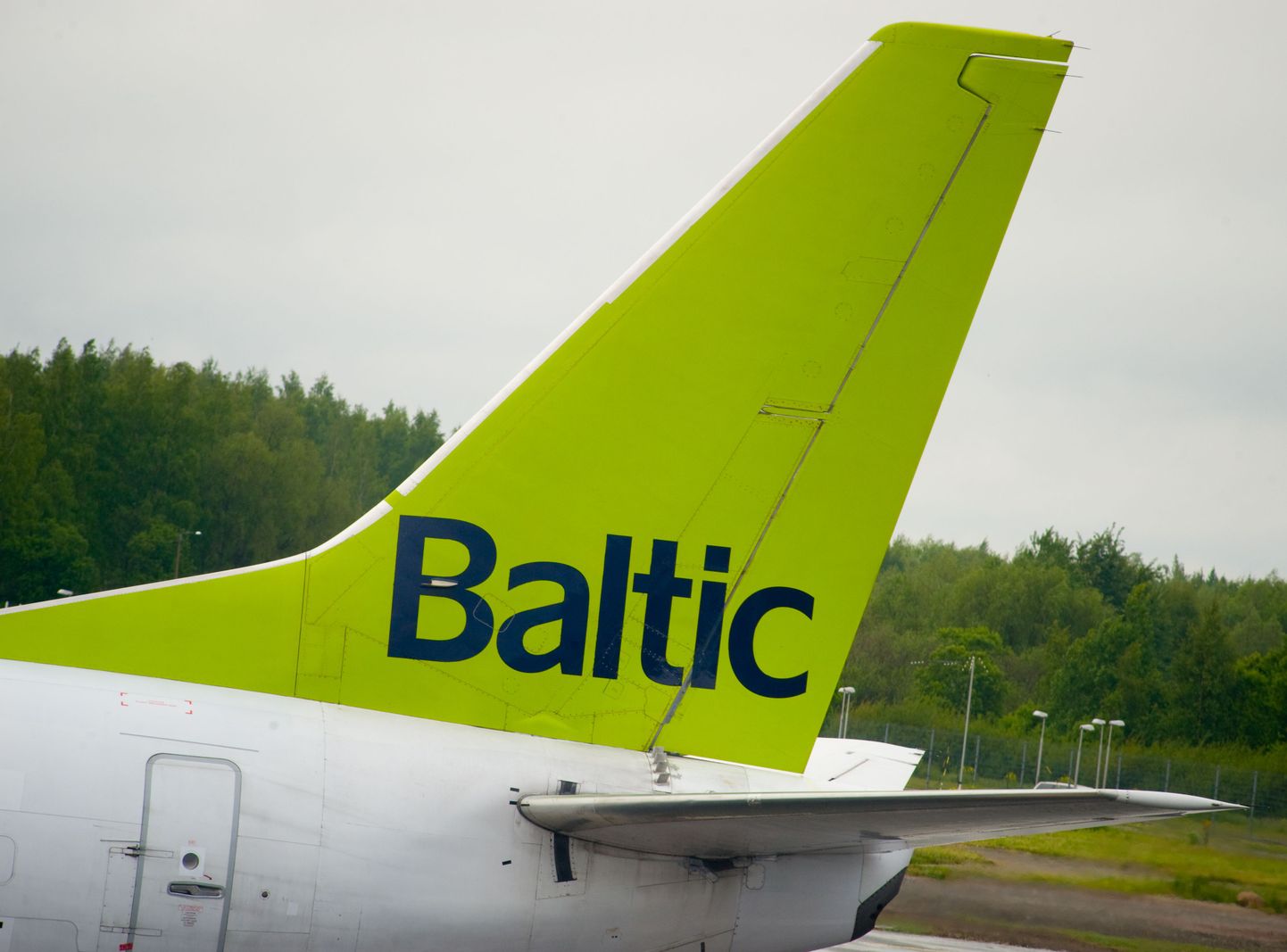 Airbalticu Boeing Tallinna lennujaamas.