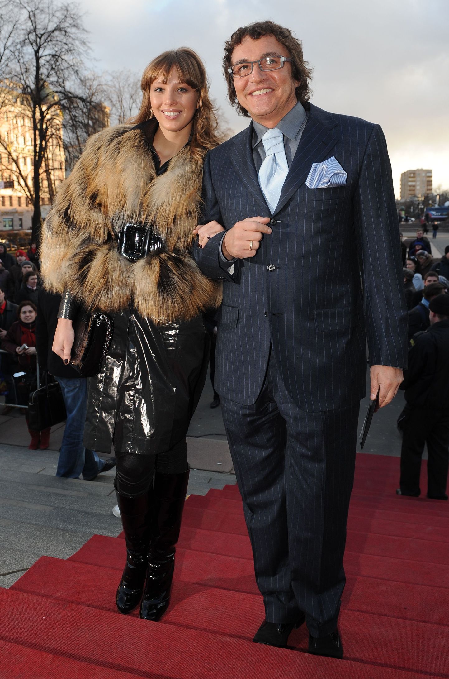 Дмитрий Дибров и его жена - модель Полина Наградова.