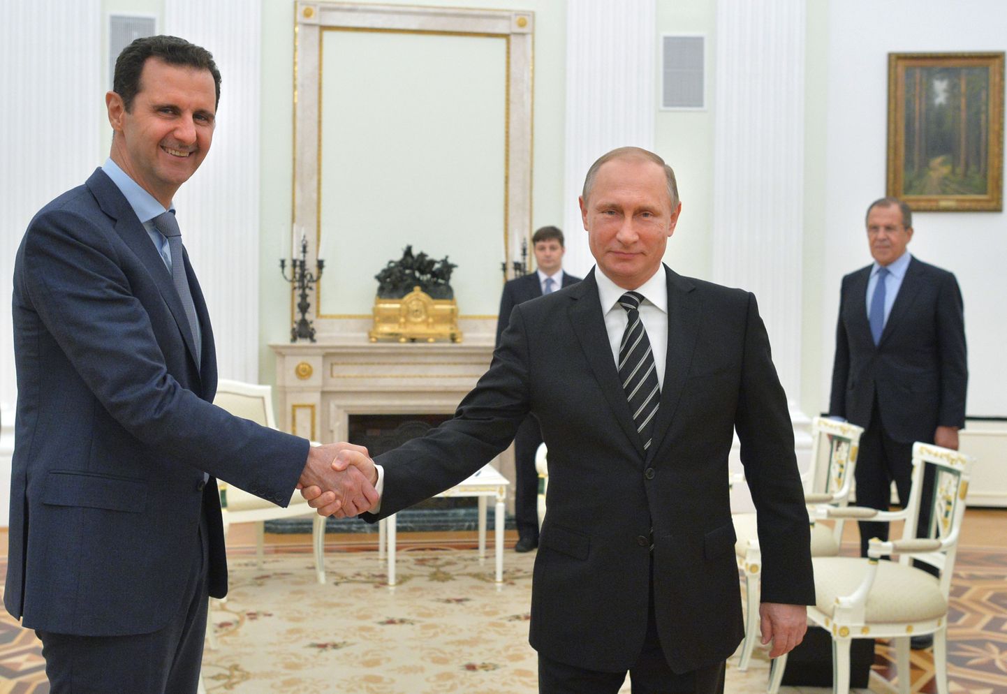Bashar al-Assad ja Vladimir Putin.