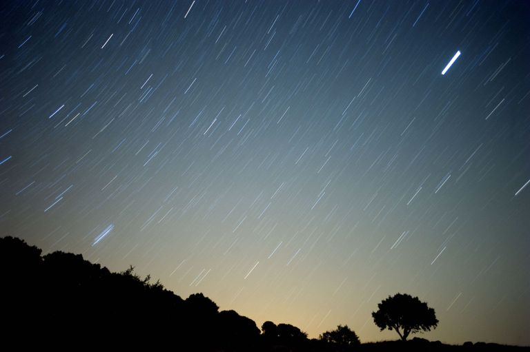 Tähed ja meteoriit. Foto: Scanpix