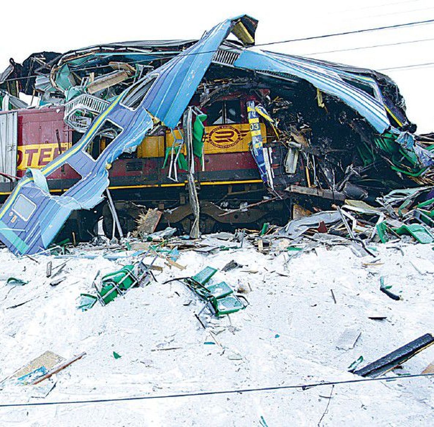 В четверг под Аэгвийду в Харьюмаа столкнулись товарный поезд и электричка.