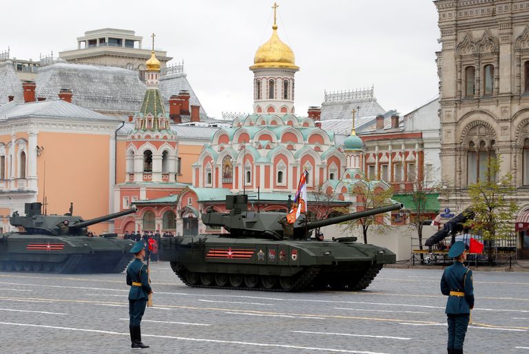 Tankid T-14 Armata võidupüha paraadil. Foto: Sergei Karpuhhin / Reuters / Scanpix