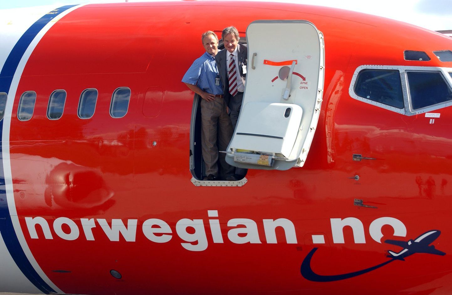 Norwegian lennufirma lennuk.