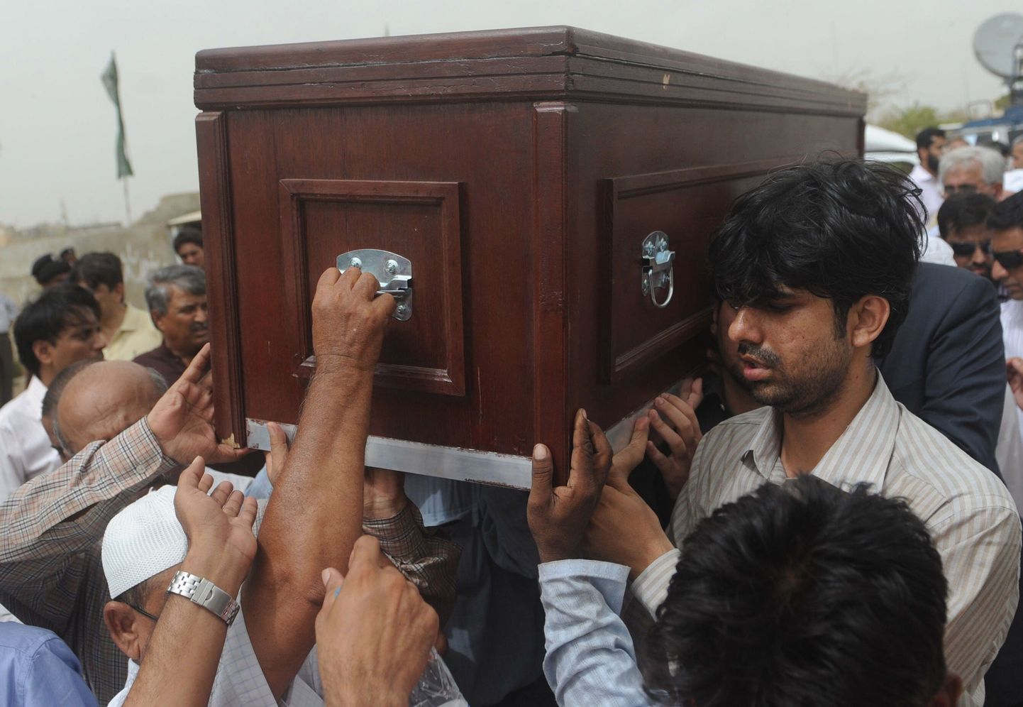 Syed Saleem Shahzadi matused.