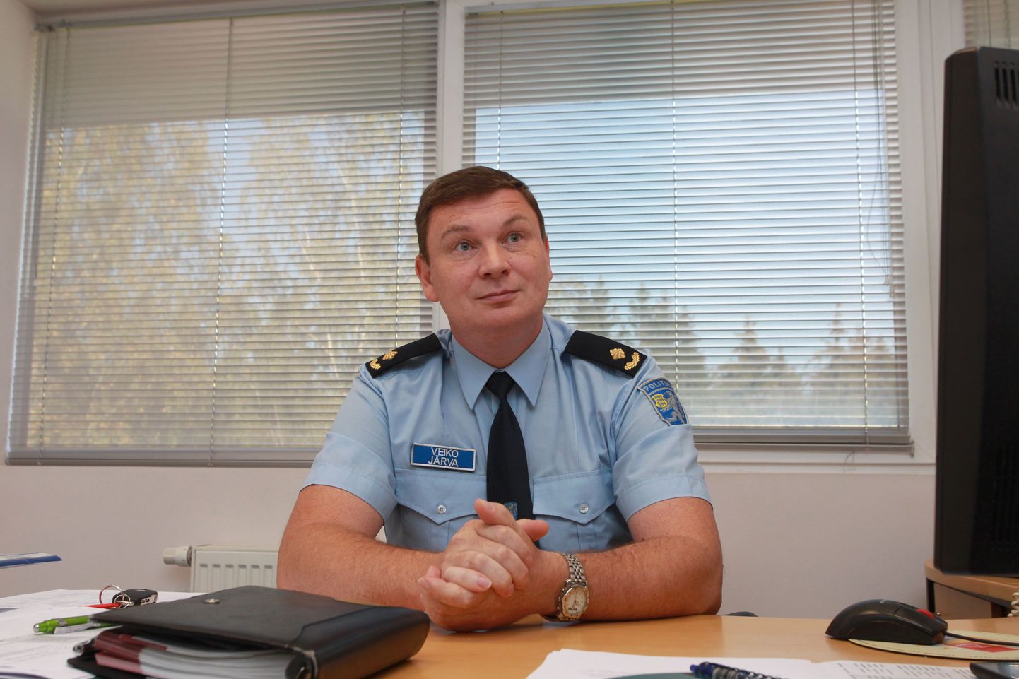 Tartu politseijaoskonna juht Veiko Järva.