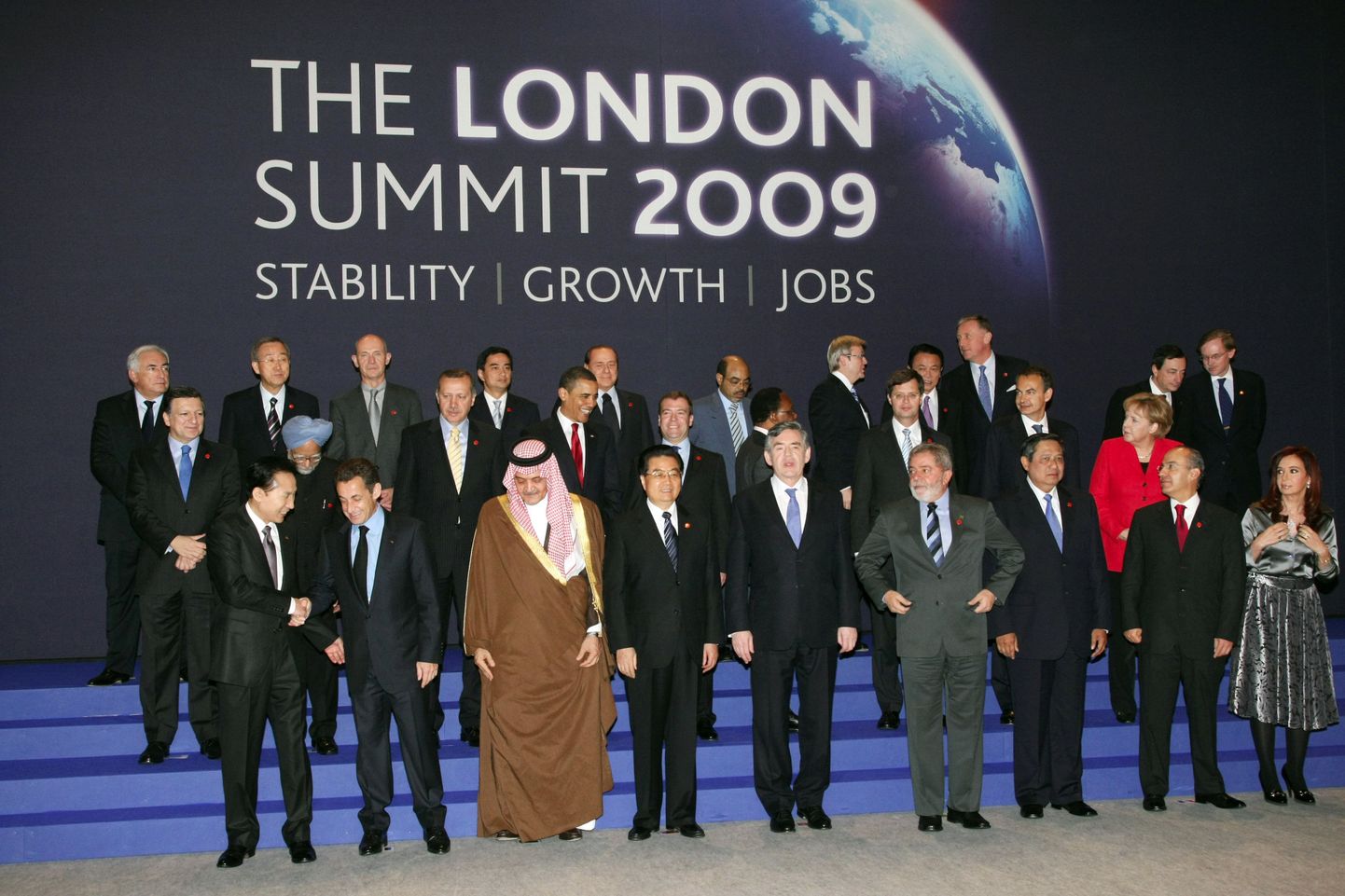 Londonis 2009.aastal G-20 riikide kohtumisel osalenud delegaadid