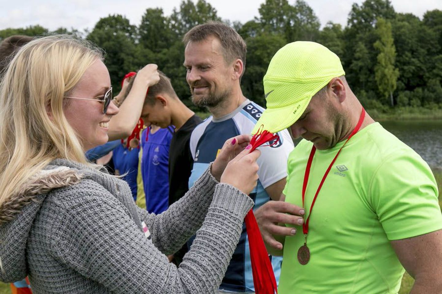 Eelmise aasta Mulgi jooksumaratoni võistlejate autasustamine.