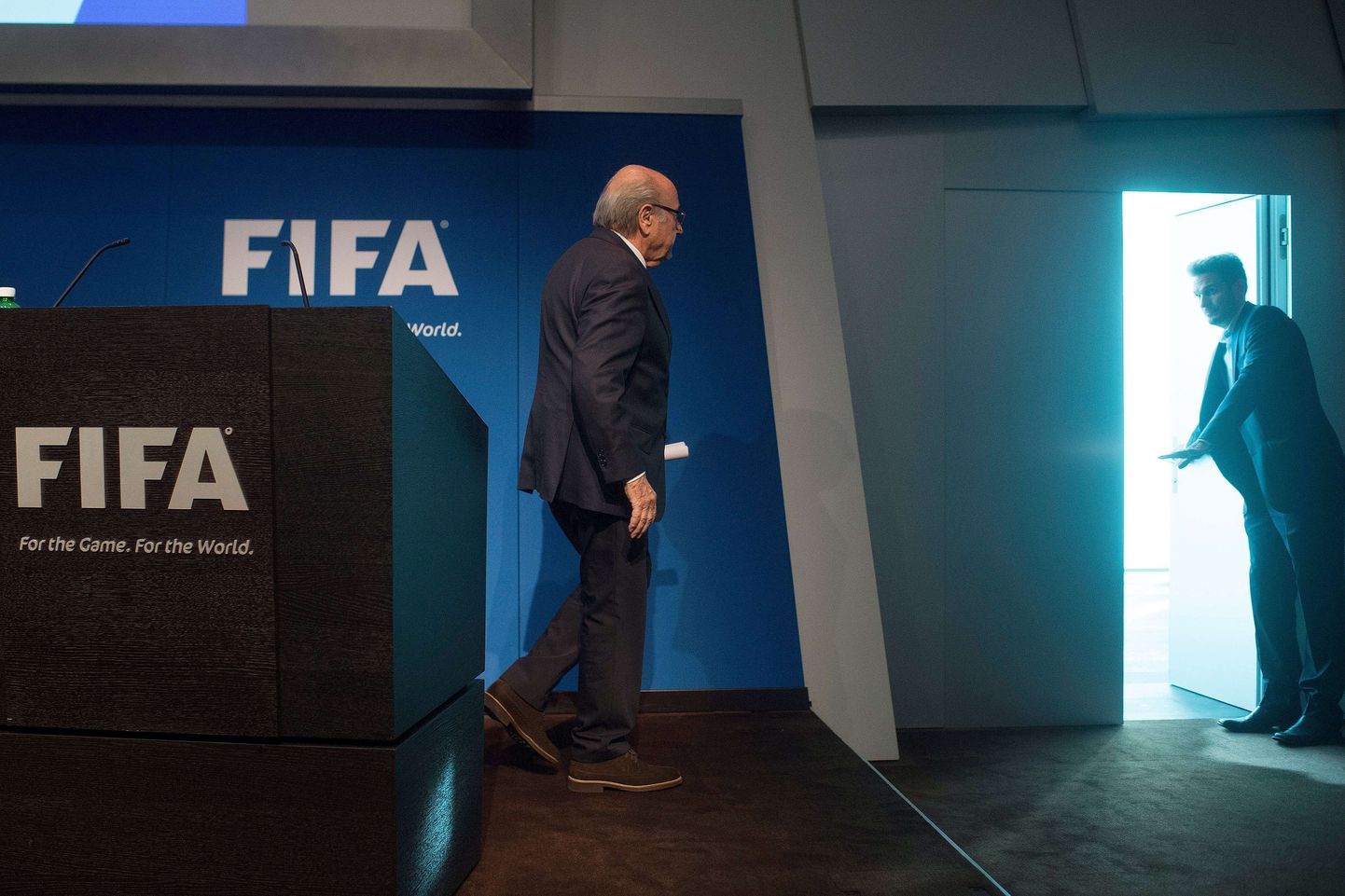 FIFA President Sepp Blatter lahkus ametist.