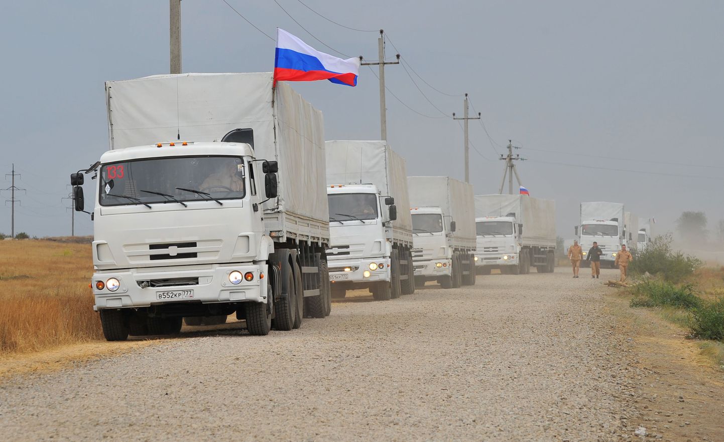 Ukraina suunas liikuvad järjekordsed väidetavad Venemaa humanitaarabiveokid täna hommikul.