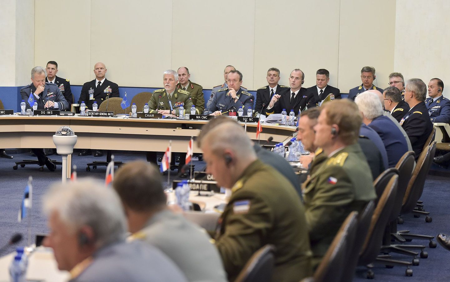 NATO sõjalise komitee kohtumine Brüsselis.