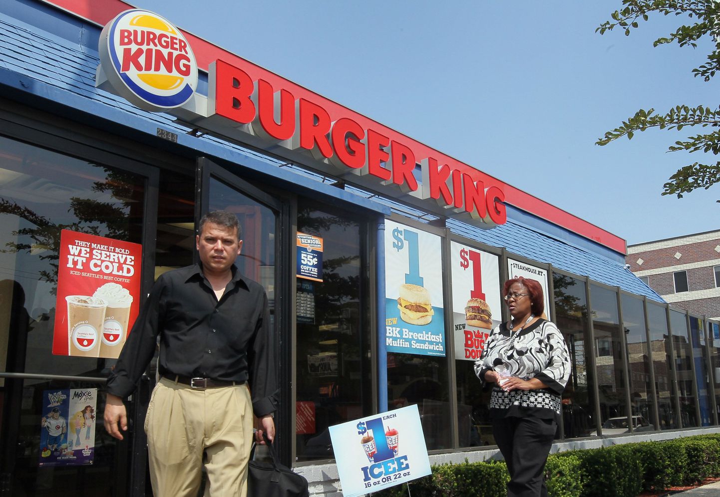 Burger Kingi restoran USAs Chicagos