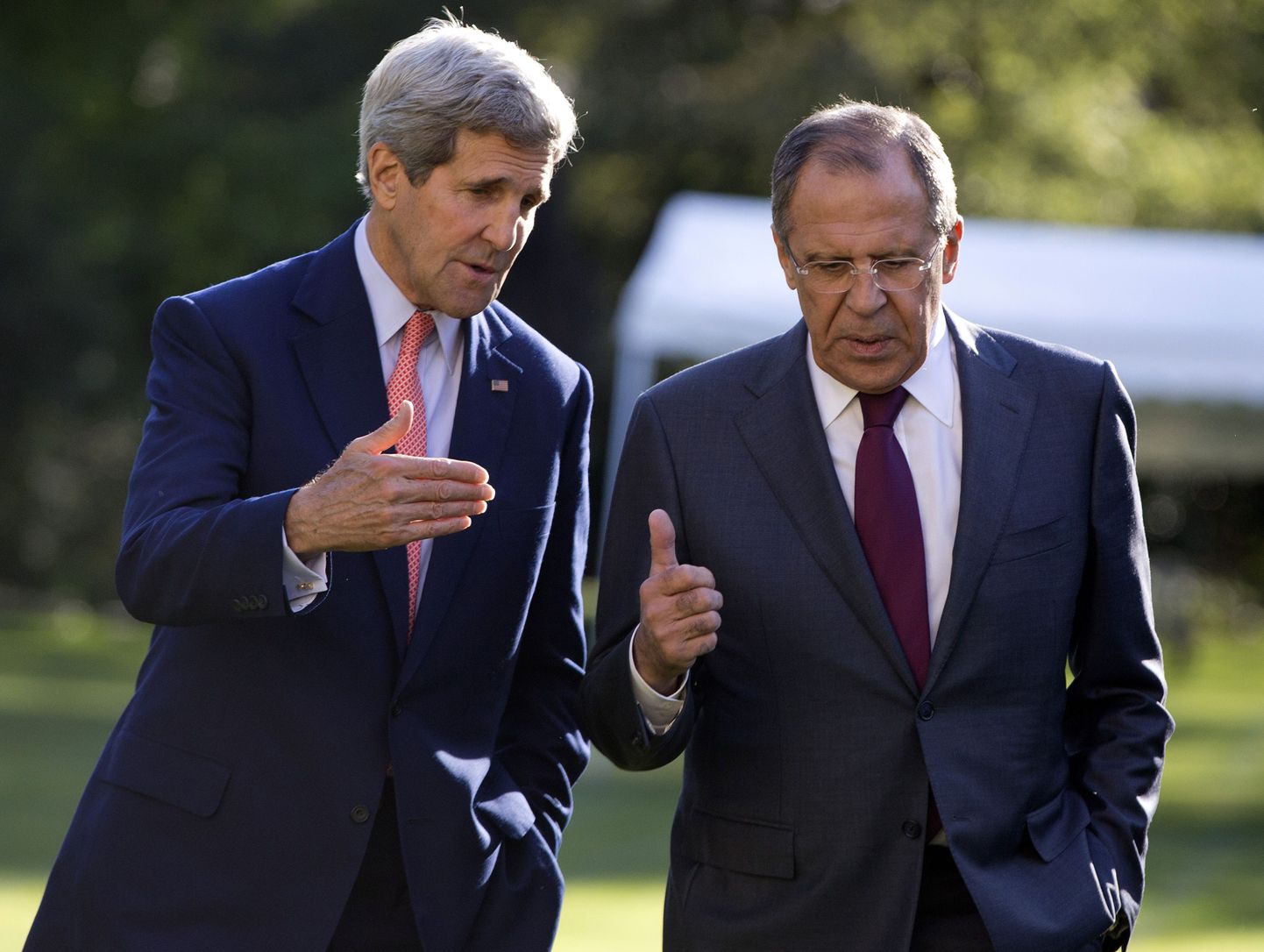 Ametivennad Sergei Lavorv ja USA John Kerry kohtusid oktoobri keskel Pariisis.
