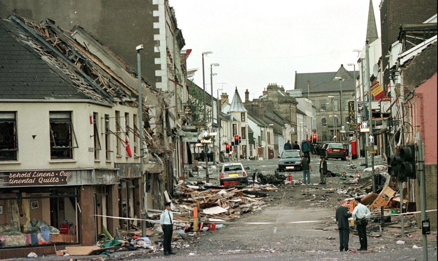 1998. aasta 15. augustist pärit foto IRA korraldatud rünnakust Põhja-Iirimaal asuvale Omaghi linnale, milles hukkus 31 inimest ning vigastada sai 220.