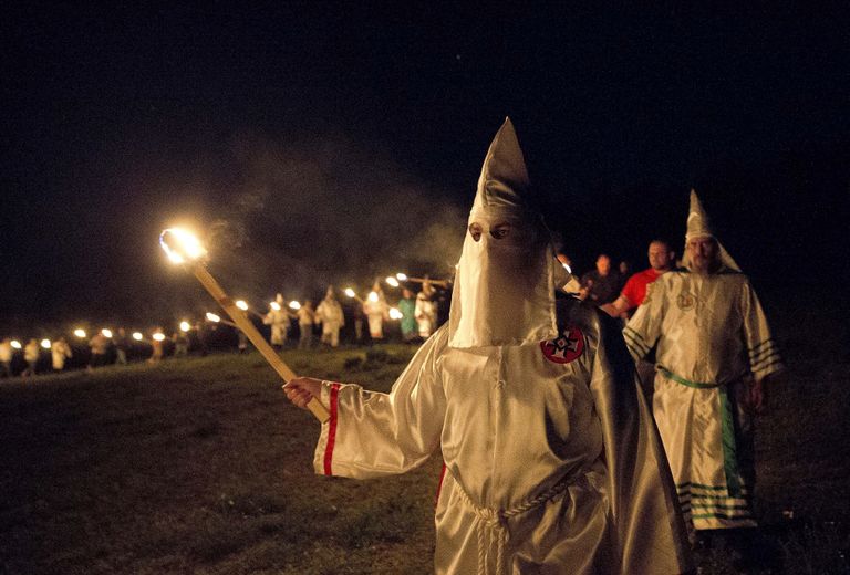 ​Eelmisel aastal toimunud KKK rituaal Georgia osariigis. Foto: John Bazemore/AP/Scanpix
