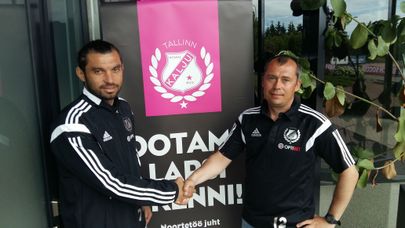 Nõmme Kalju täiendas meeskonda serblase Borislav Topiciga (vasakul). FOTO: