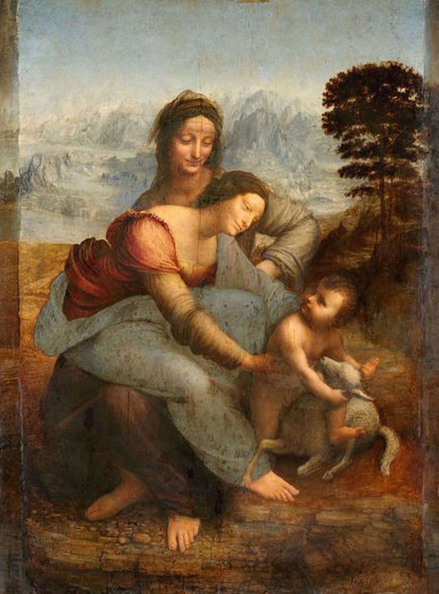Leonardo da Vinci maal «Neitsi koos lapse ja Püha Annaga»