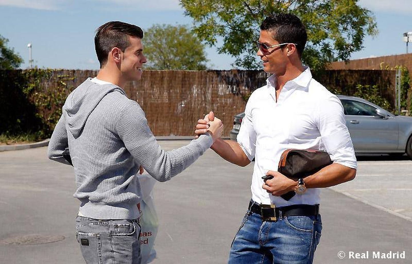 Gareth Bale (vasakul) ja Cristiano Ronaldo.