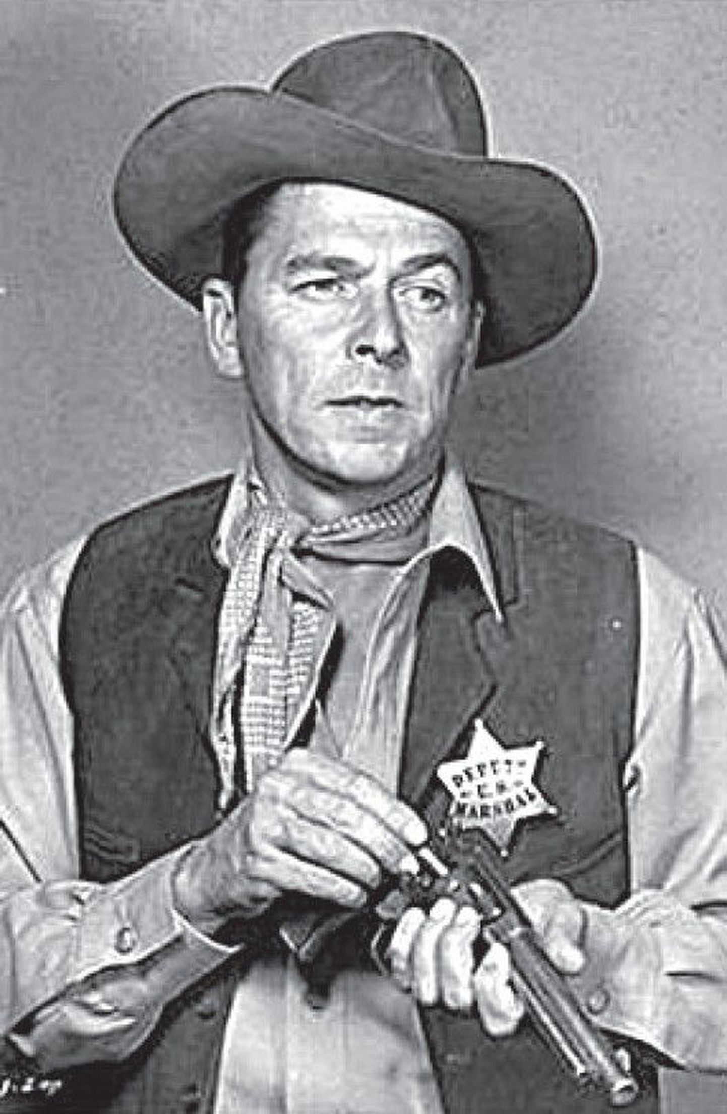 Märgiline roll: filmi «Seadus ja kord» šerif.
