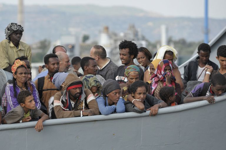 Paadipõgenikud. Foto: Scanpix
