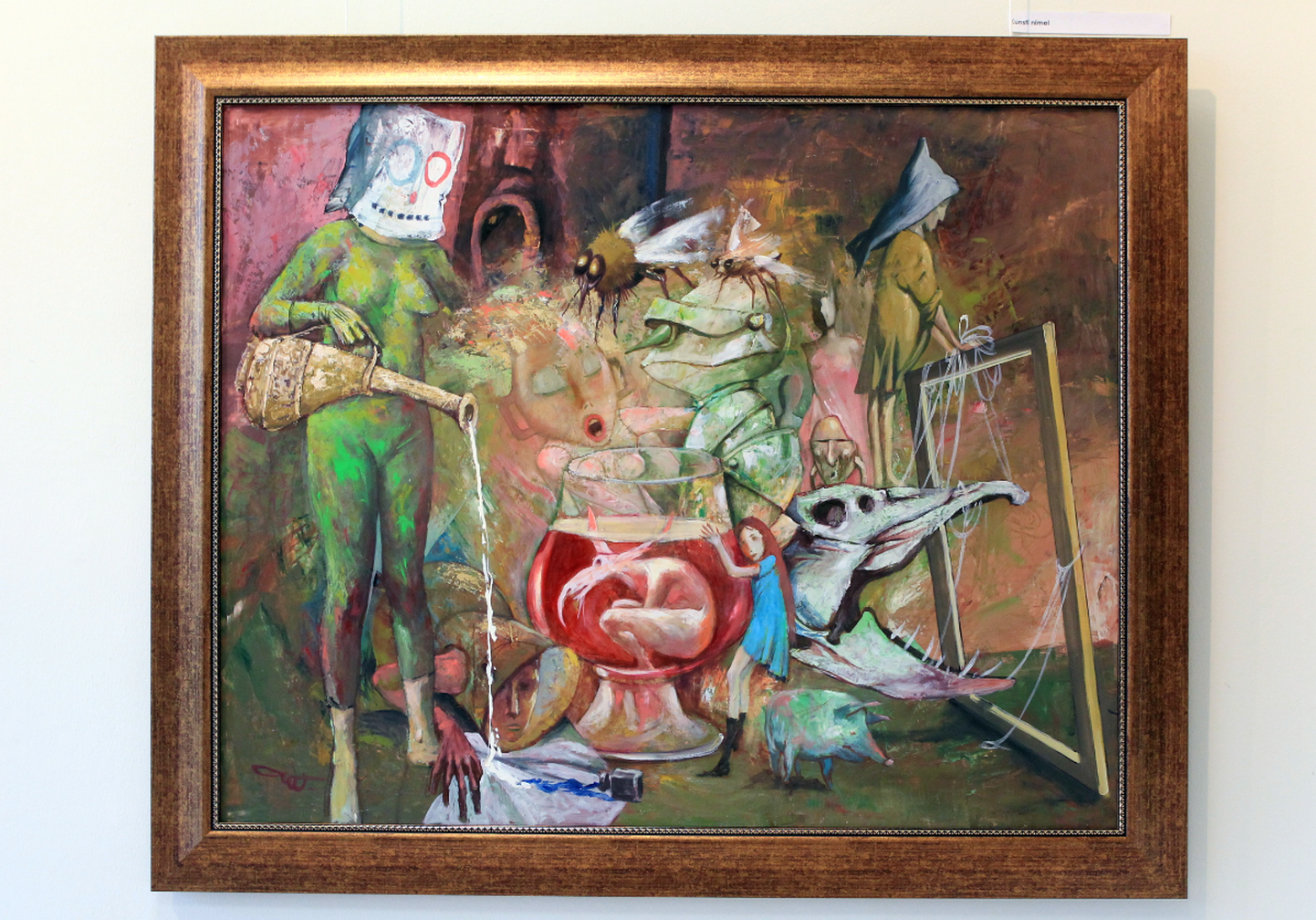 Edgar Valteri maal "Kunsti nimel" läks oksjonil ostjale maksma 4800 eurot.