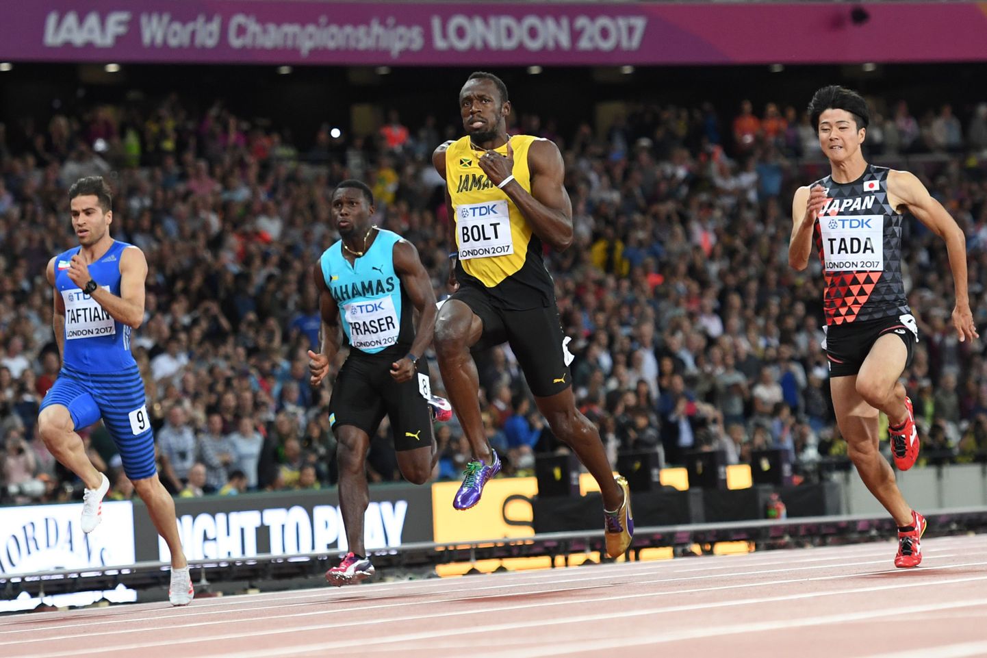 Usain Bolt pidi oma eeljooksu võitmiseks pingutama rohkem, kui ta on harjunud.