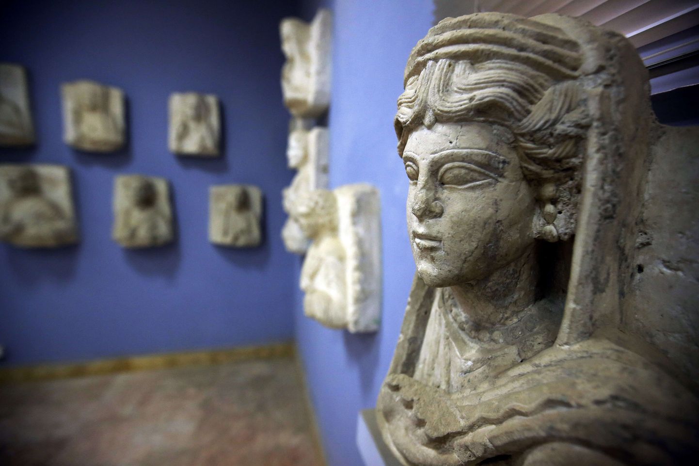 Skulptuur Palmyra muuseumis.