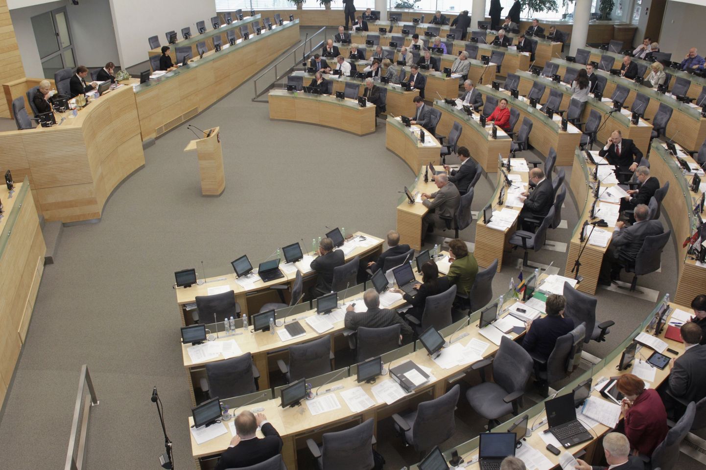 Leedu parlament istungil.