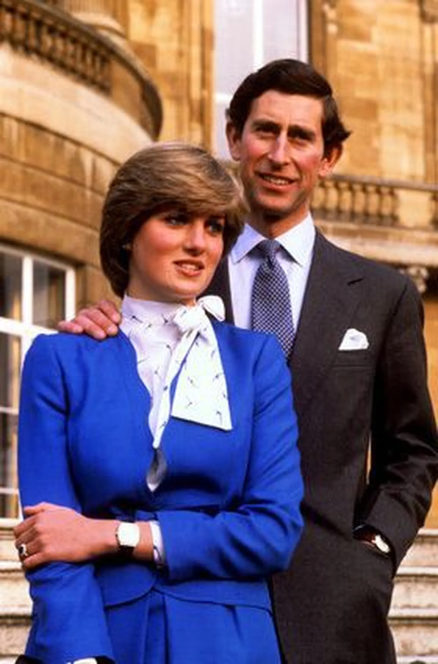 Prints Charles ja Diana 1981. aastal kihluse väljakuulutamisel