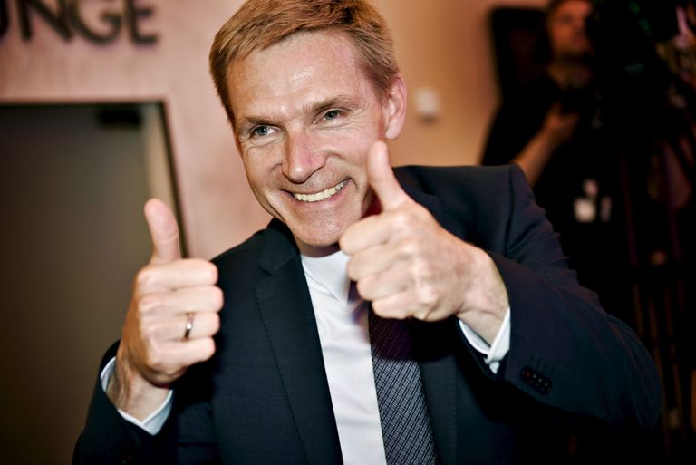 Ajaloo parima tulemuse parlamendivalimistel saavutanud Taani Rahvapartei esimees Kristian Thulesen Dahl.