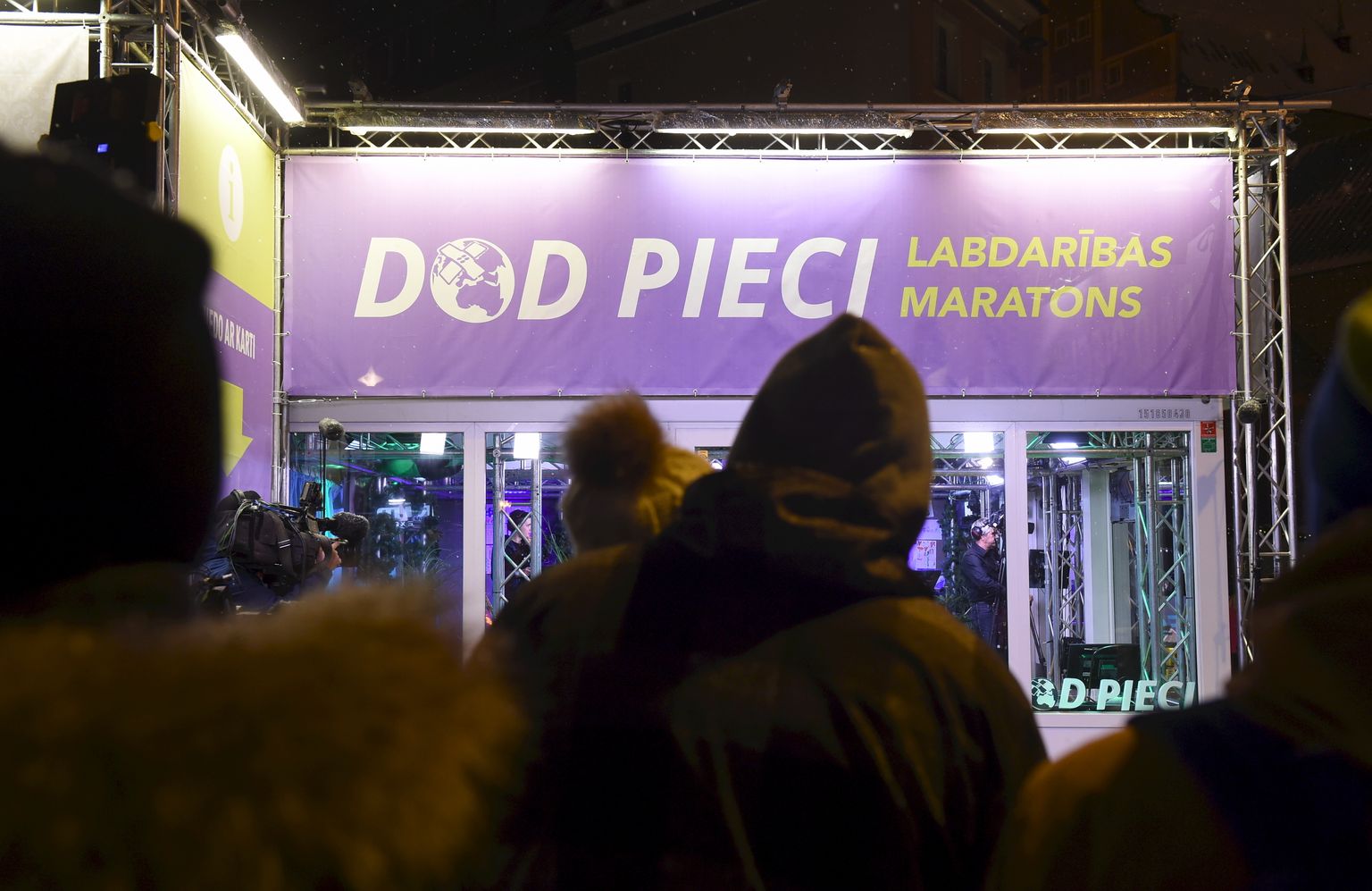 Благотворительный марафон Dod pieci: мероприятие по окончанию марафона 2019 года на Домской площади