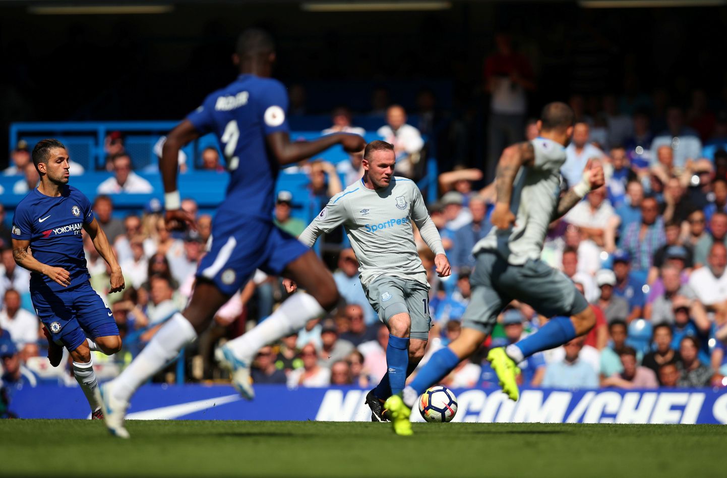 Wayne Rooney (palliga) ja Everton pidid Chelsea paremust tunnistama