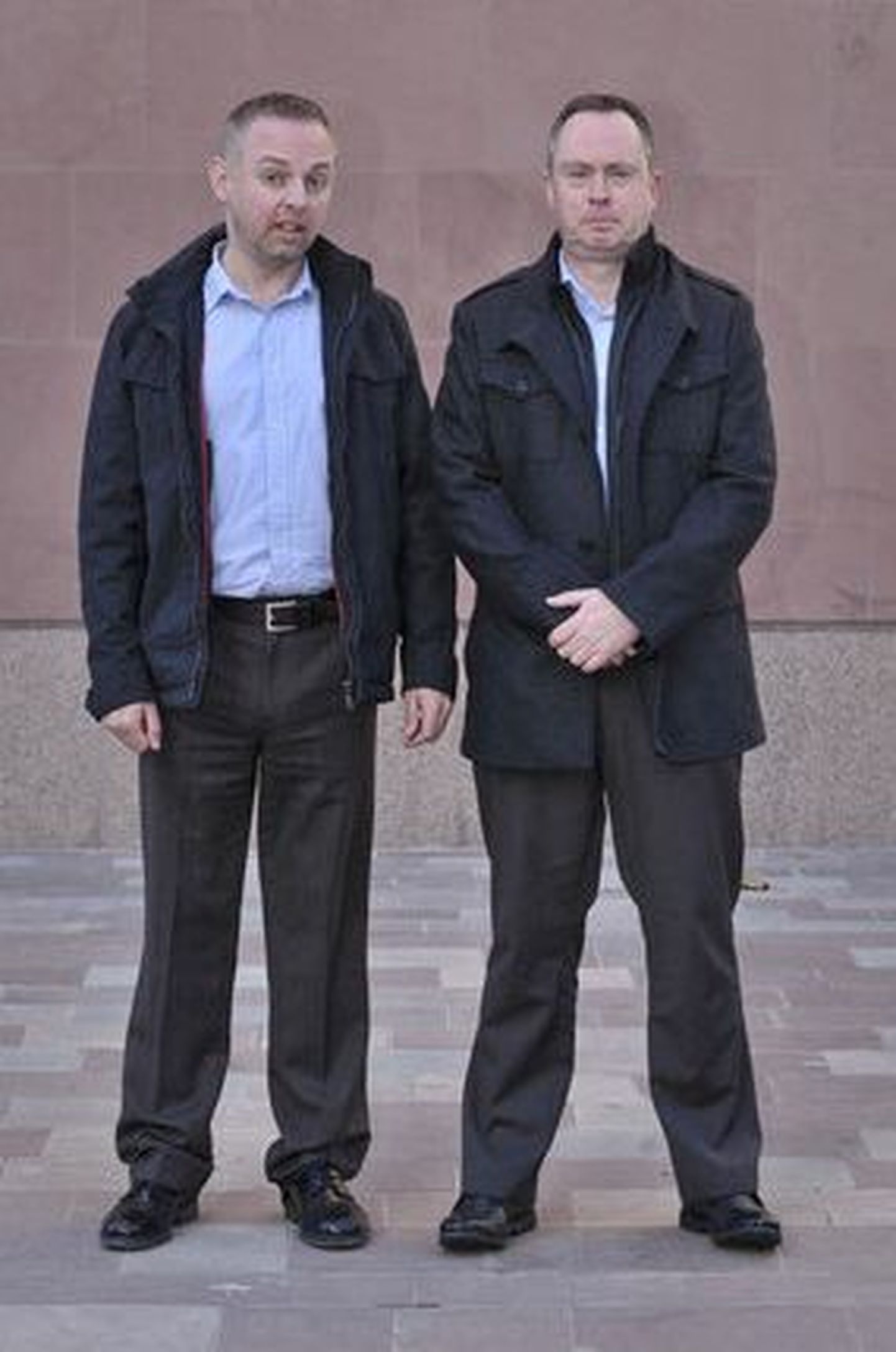Steven Preddy (vasakul) ja Martyn Hall