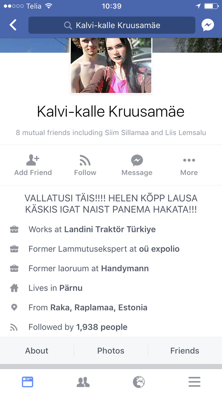 Kalvi-Kalle Facebook / facebook