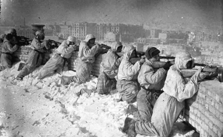 Punaarmeelased Stalingradis.