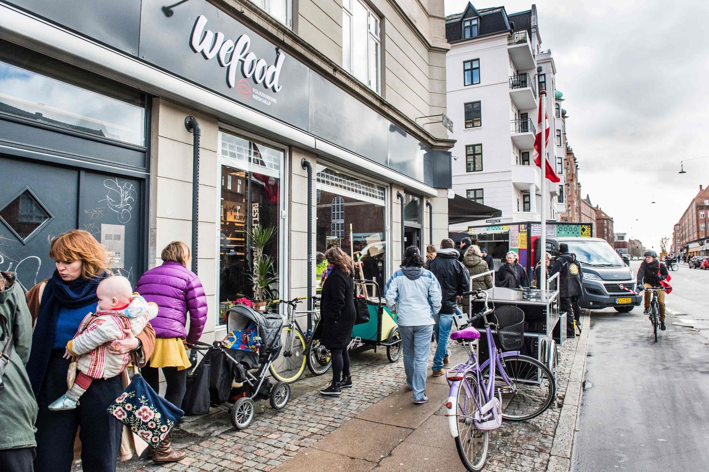 Магазин Wefood в Дании.