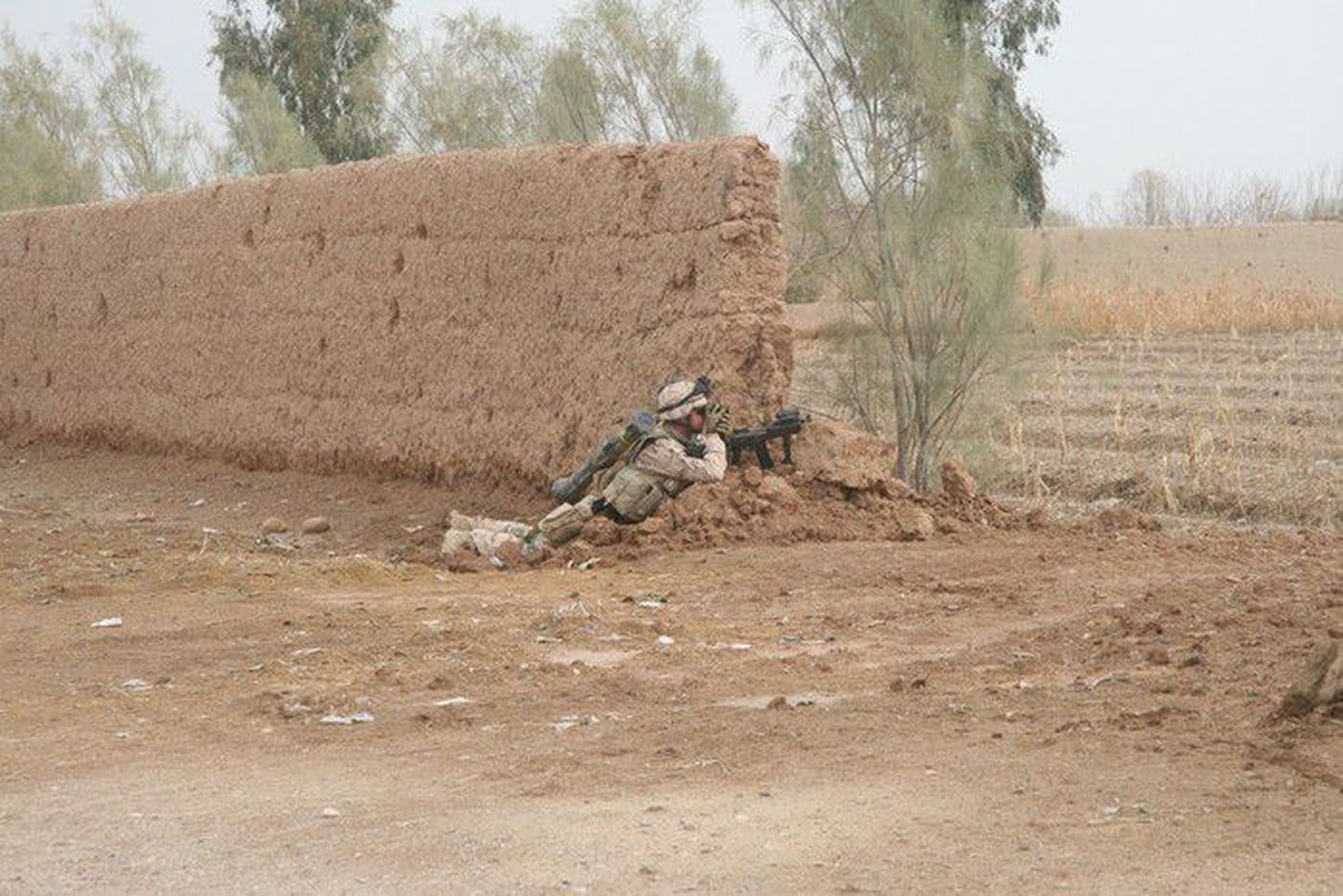 Эстонский военнослужащий в Афганистане. Иллюстративное фото.