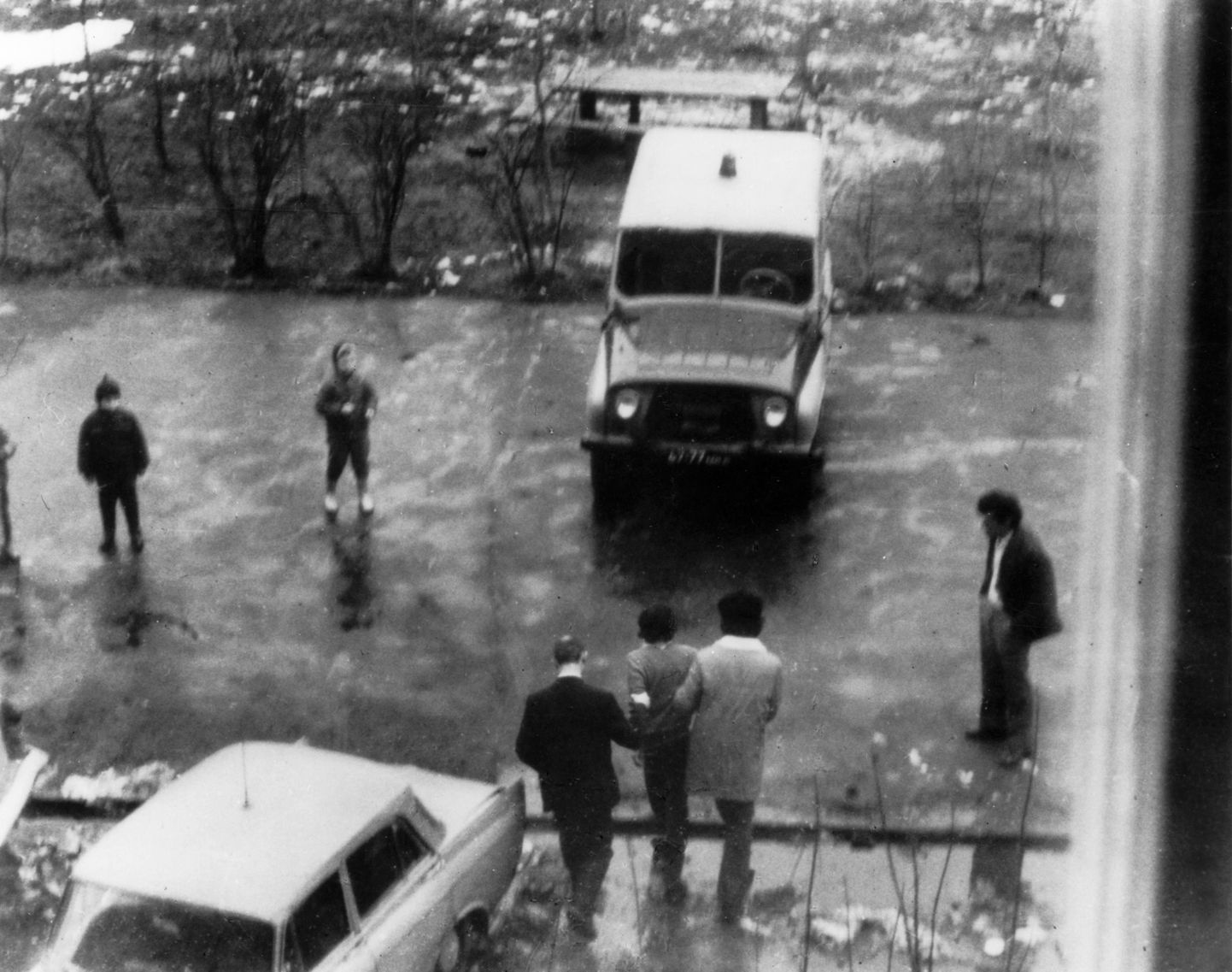 1977. aasta foto tänini aktiivselt tegutseva ajakirjanikust inimõiguslase ja Kremli kriitiku Aleksandr Podrabineki vahistamisest. Nõukogude ajal võitles Podrabinek ja psühhiaatria poliitilise relvana kasutamise vastu.